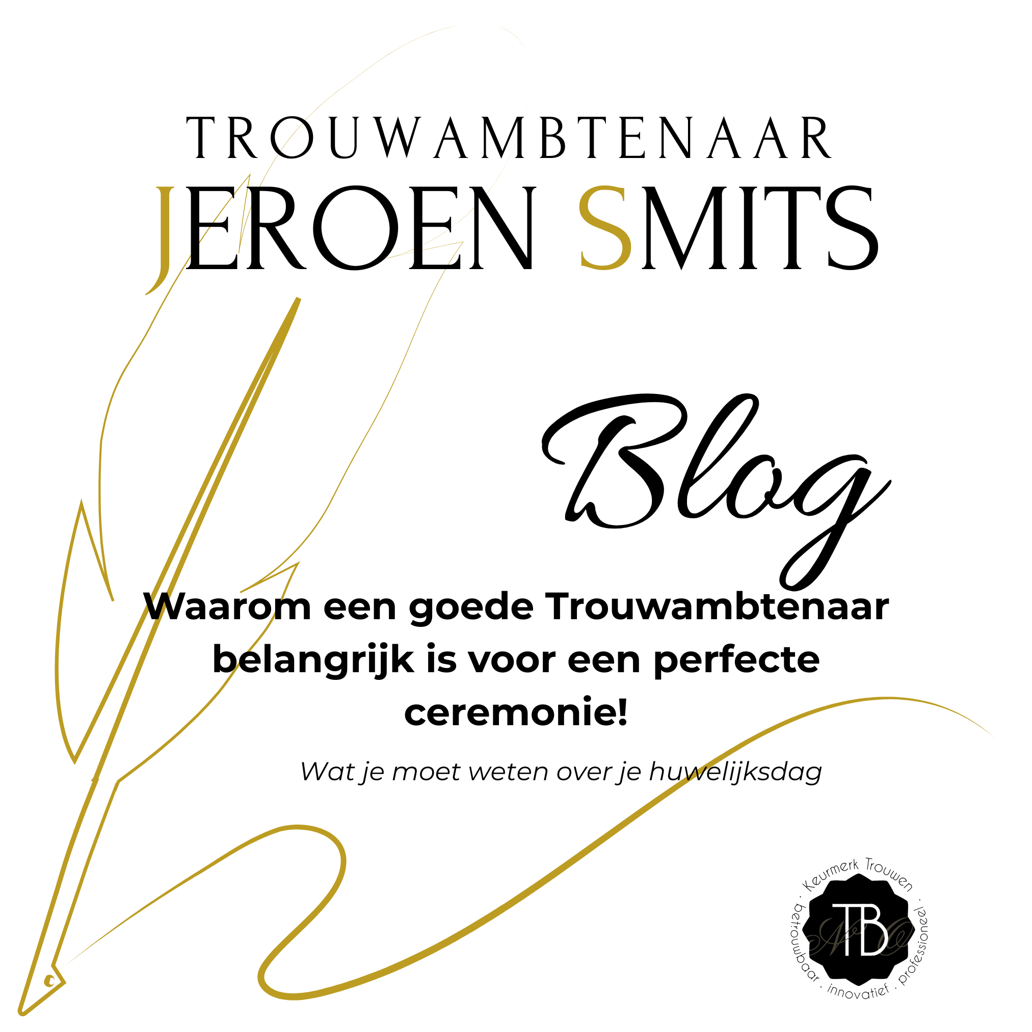Waarom een goede trouwambtenaar belangrijk is voor een perfecte en ontspannen trouwceremonie