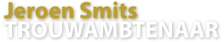 Jeroen Smits Trouwambtenaar
